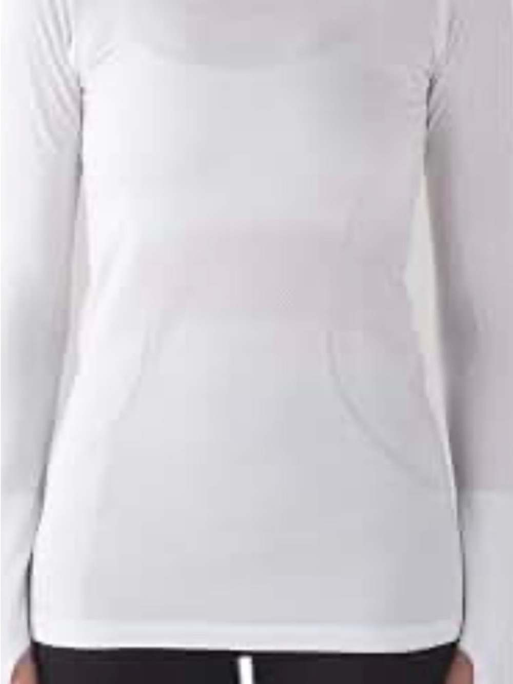lululemon athletica White Long-Sleeve Crew Top